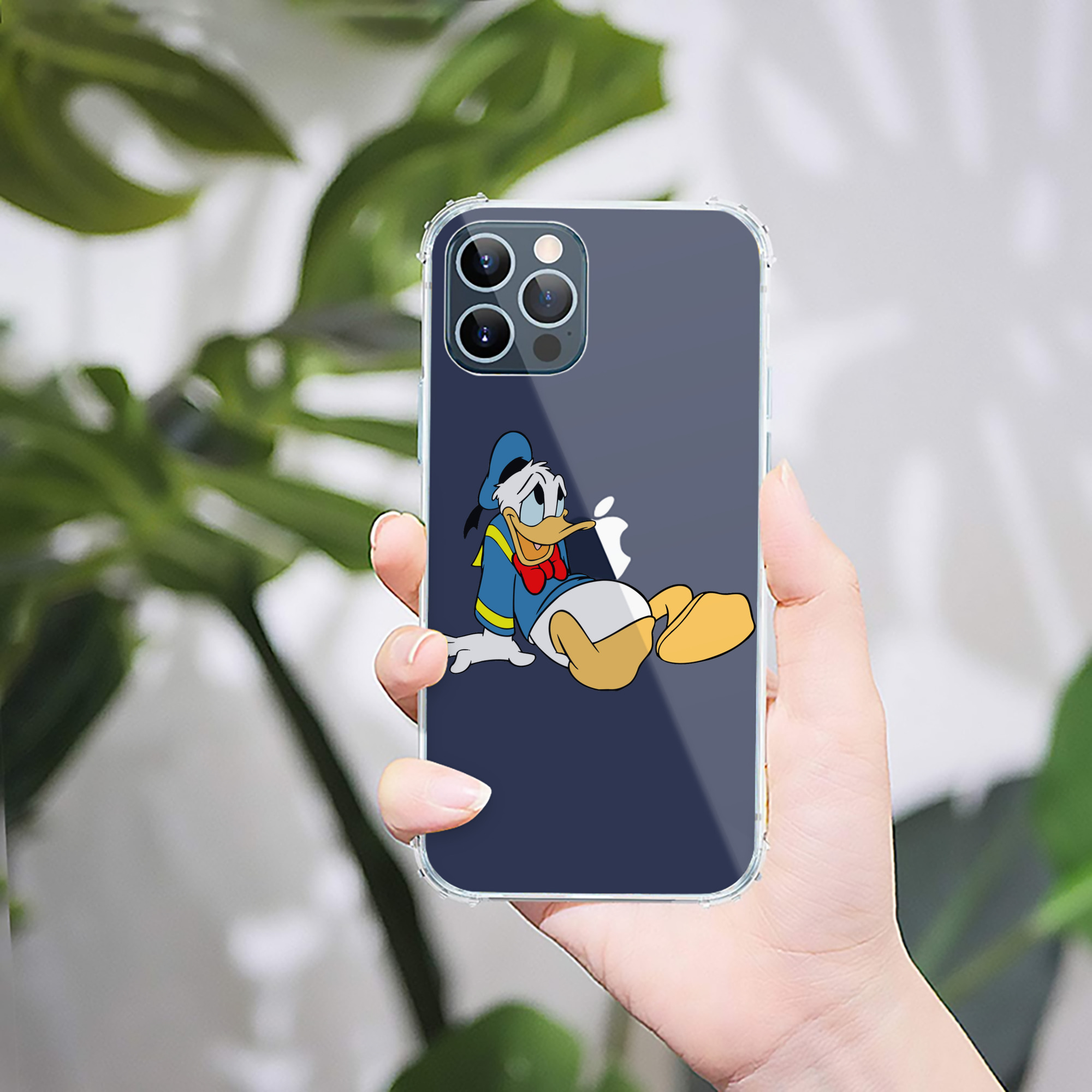 （画像用） ミッキーマウス Mickey Mouse 【iPhone 12シリーズ対応】透明スマホケース（クリアソフトケース）